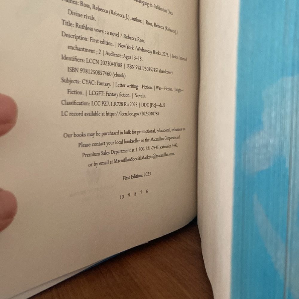 Divine Rivals/ Ruthless Vows (Duology) First Editions, custom sprayed - Picture 4 of 4